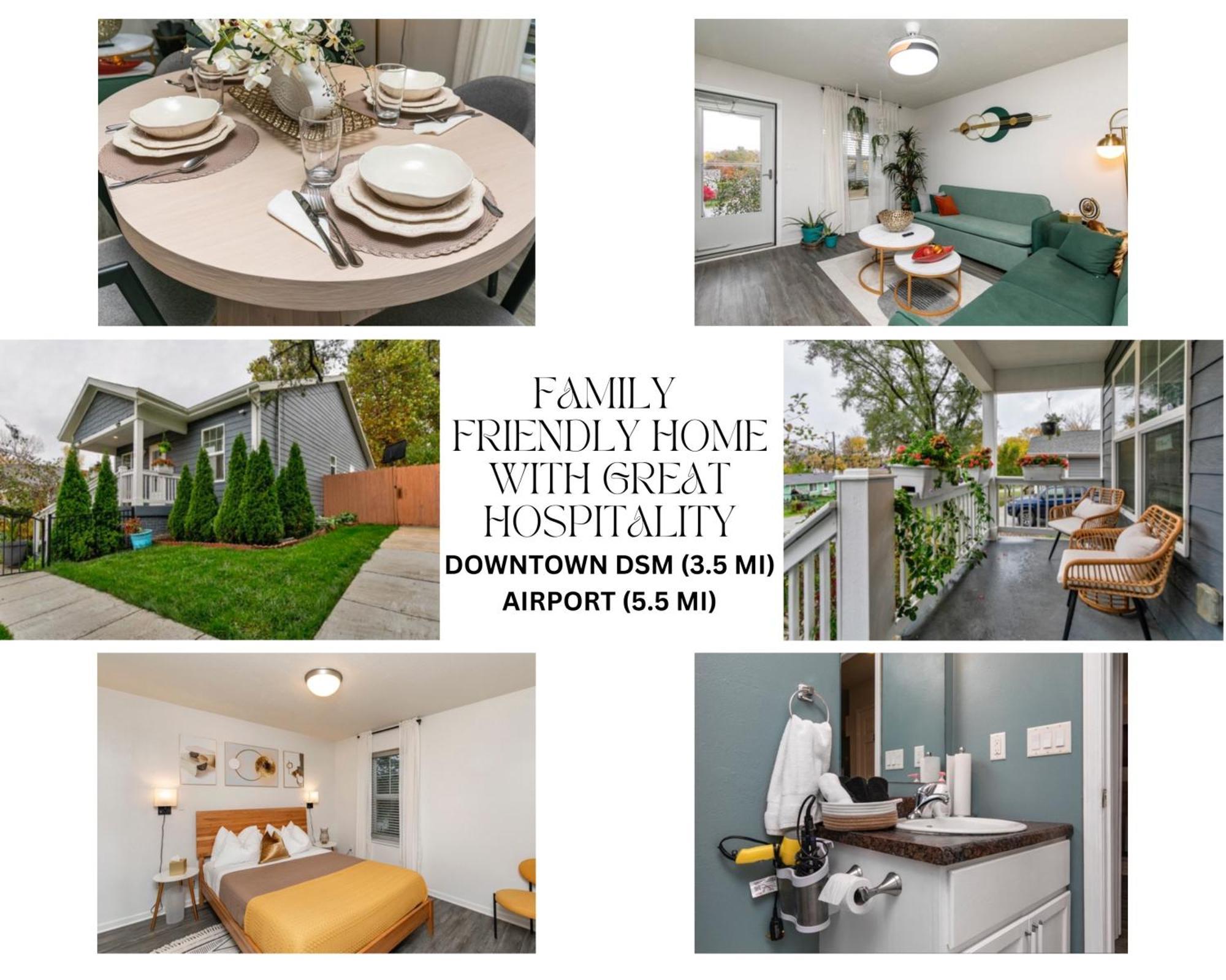 Family Friendly Home Close To Airport And Downtown Ντε Μόιν Εξωτερικό φωτογραφία